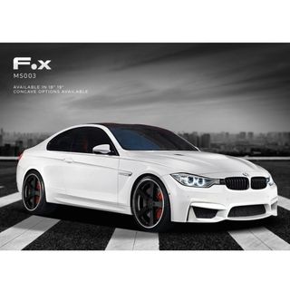 Juego de 4 Llantas 19 Fox MS003 Black Concave BM08