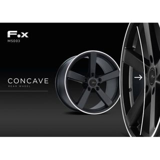 Juego de 4 Llantas 19 Fox MS003 Black Concave BM08