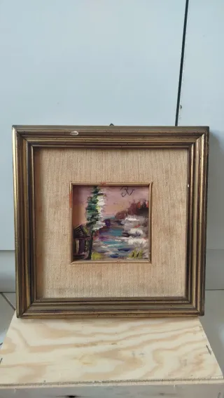 Quadro pittura vintage