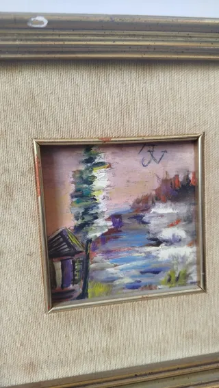 Quadro pittura vintage