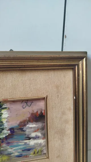 Quadro pittura vintage