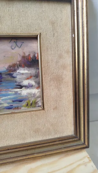 Quadro pittura vintage