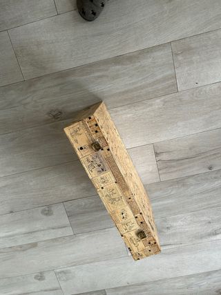 Scatola in legno decorata decoupage