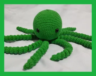 Pulpo crochet bebé
