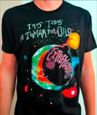 CAMISETA NEGRA - EXTREMODURO / IROS TODOS - XXL