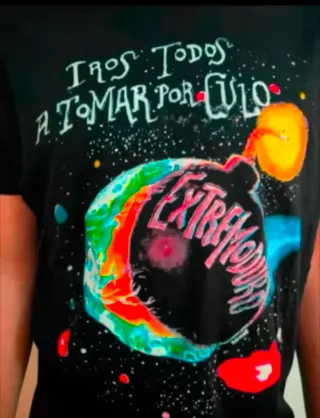 CAMISETA NEGRA - EXTREMODURO / IROS TODOS - XXL