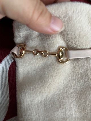 Guanti donna foderati con fibbia dorata