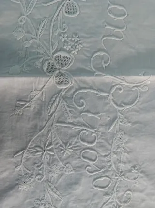 Tovaglia lino ricamata a mano cm100x80 per altare