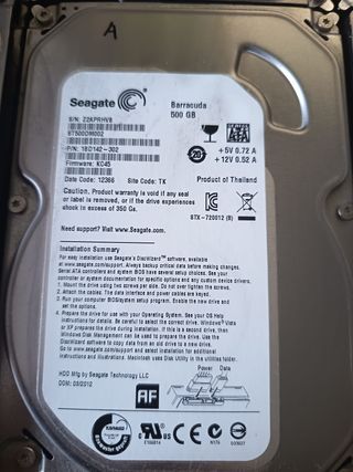 Lote 8 Discos Duros Hitachi Seagate WD