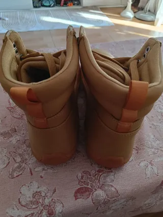 Botines Beige/Marrón