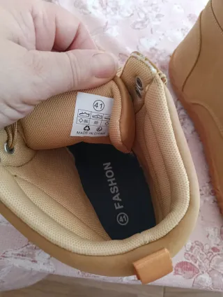 Botines Beige/Marrón