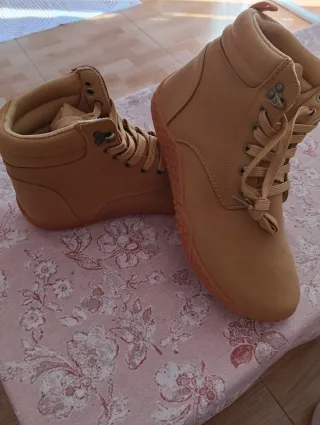 Botines Beige/Marrón