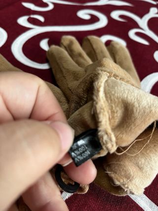 Guanti donna camoscio fibbia dorata