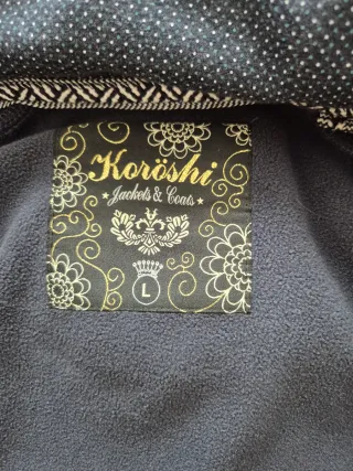 Chaqueta Koroshi Mujer Talla L Azul