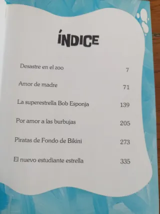 Libro de Bob Esponja años 2000