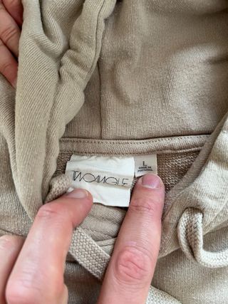 Sudadera Supreme Vintage Beige Talla L