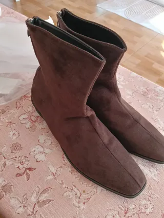 Botines marrones mujer