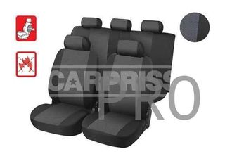 FUNDAS ASIENTO 11 PIEZAS BELFORT NEGRO/GRIS