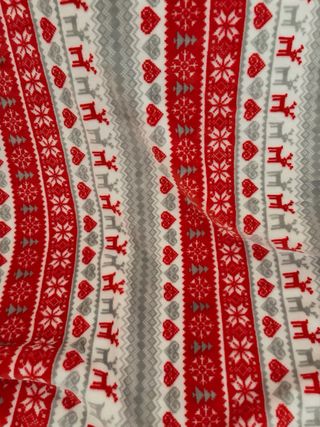 Coperta Pile Natale 130x160 stile tirolese