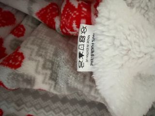 Coperta Pile Natale 130x160 stile tirolese