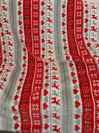 Coperta Pile Natale 130x160 stile tirolese