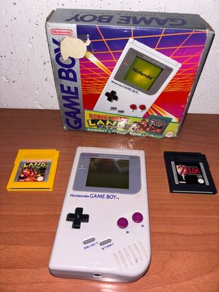 Nintendo Game Boy Blanca + Juegos