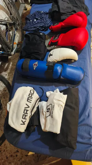 Protecciones Krav Maga: Guantes y Tibiales