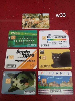 7 Carte Telefoniche Spagna