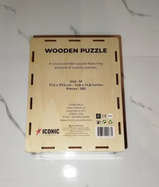 Puzzle de Madera 100% con 350 Piezas.