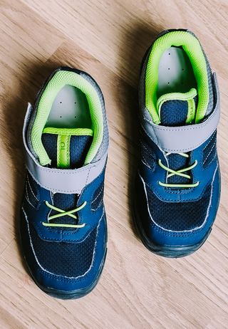 Zapatillas Trekking Niño Azul/Verde