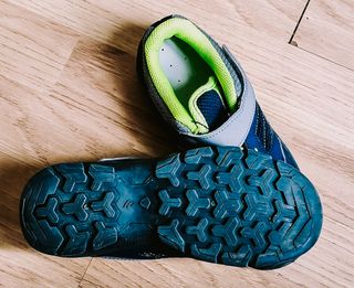 Zapatillas Trekking Niño Azul/Verde