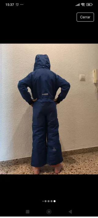 Mono de esquí infantil talla 110