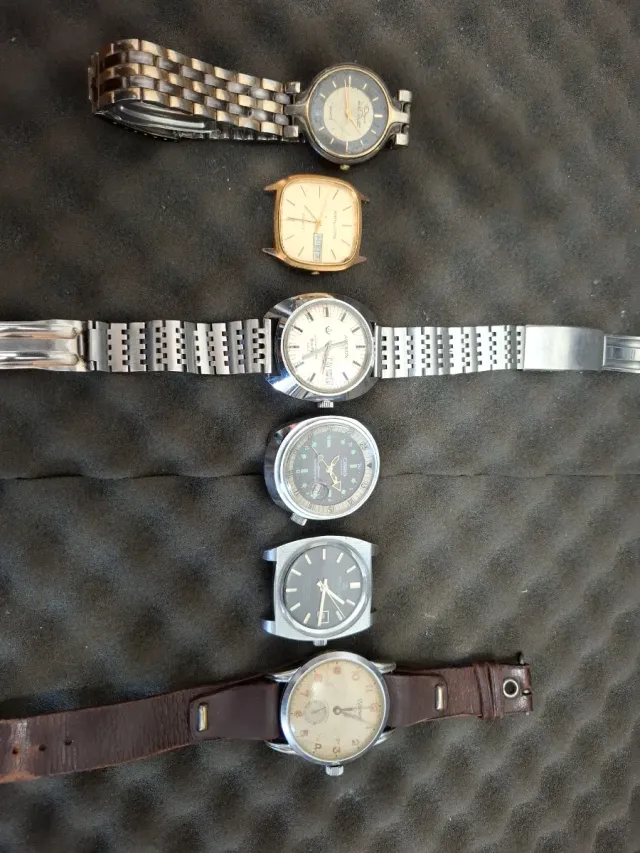 Lote de 6 relógios