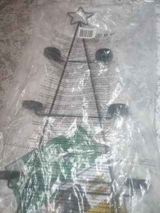 Albero Portacandele Metallico Nero