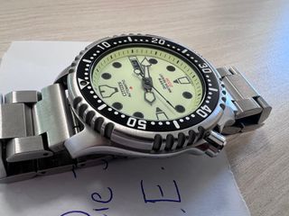 Reloj Citizen Promaster NY0040 Beige/Plata