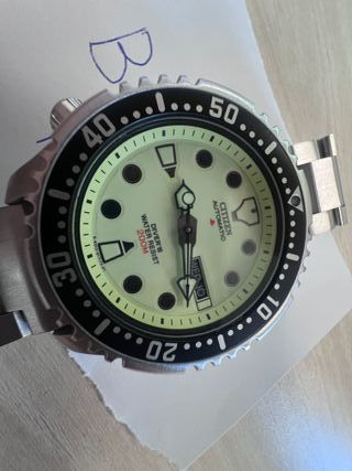 Reloj Citizen Promaster NY0040 Beige/Plata