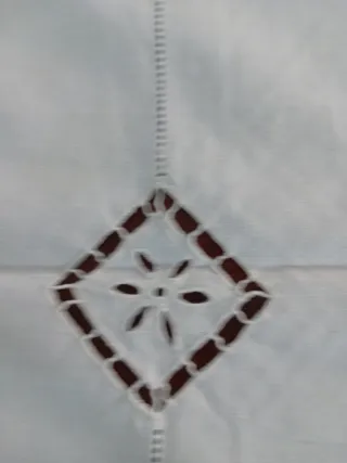 Asciugamano in lino ricamato a mano 130x70 cm