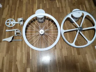 Lote Componentes Fixie Blancos