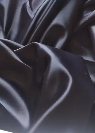 Tela de forro de satén azul. 3,5m