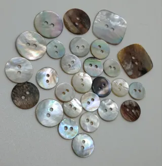 Collezione bottoni vintage madreperla