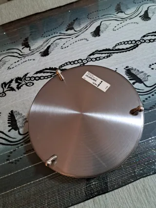 Yoyero plateado con espejo