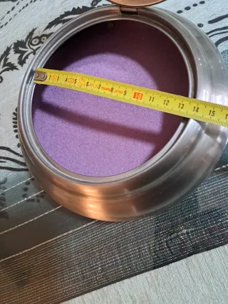 Yoyero plateado con espejo