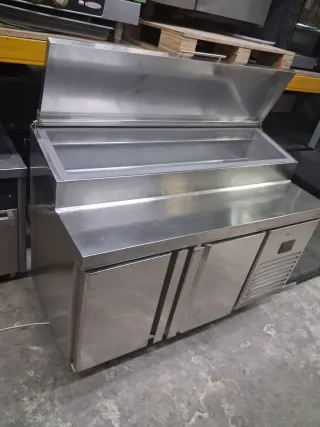 Mesa Fría de Ingredientes Acero Inoxidable
