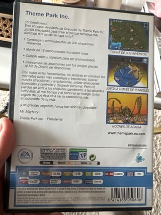 PC CD-ROM Theme Park Inc. EA Classics