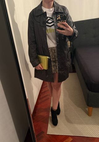 Roxy Gabardina Impermeable Marrón