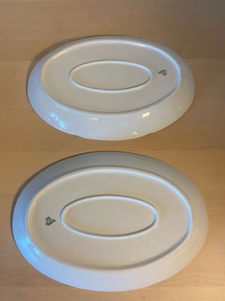 2 Ensaladeras CIM Cerámica Blanca