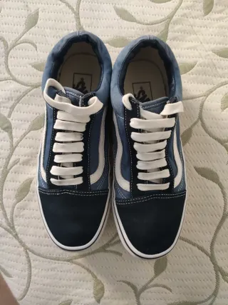 Zapatillas Vans Talla 38 Azul/Blanco