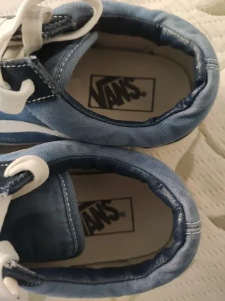 Zapatillas Vans Talla 38 Azul/Blanco