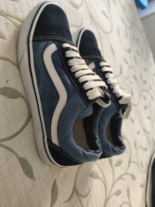 Zapatillas Vans Talla 38 Azul/Blanco