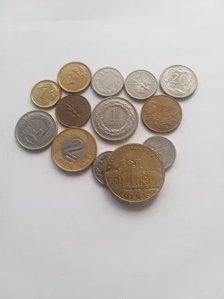 Lote de monedas de Polonia